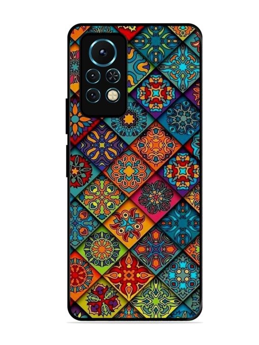 Patchwork Mandala Mosaic Glossy Soft Edge Case for Infinix Note 11S Chachhi