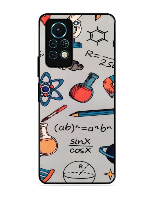 Science Doodle Delight Glossy Soft Edge Case for Infinix Note 11S Chachhi