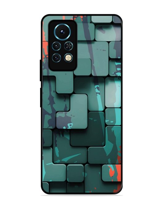 Abstract Geometric Mosaic Glossy Soft Edge Case for Infinix Note 11S Chachhi