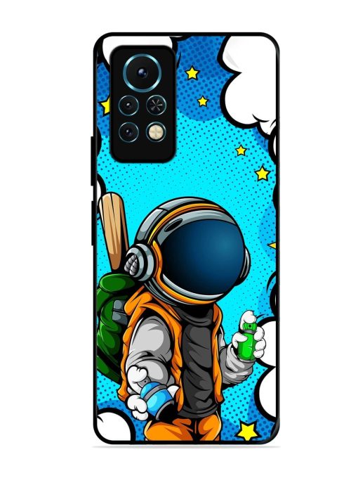 Space Graffiti Artist Glossy Soft Edge Case for Infinix Note 11S Chachhi