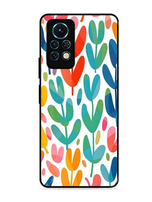 Rainbow Of Blooms Glossy Soft Edge Case for Infinix Note 11S Chachhi