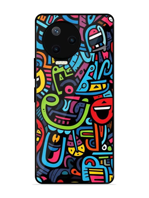 Doodlephoria Glossy Soft Edge Case for Infinix Note 12 Pro (4G) Chachhi