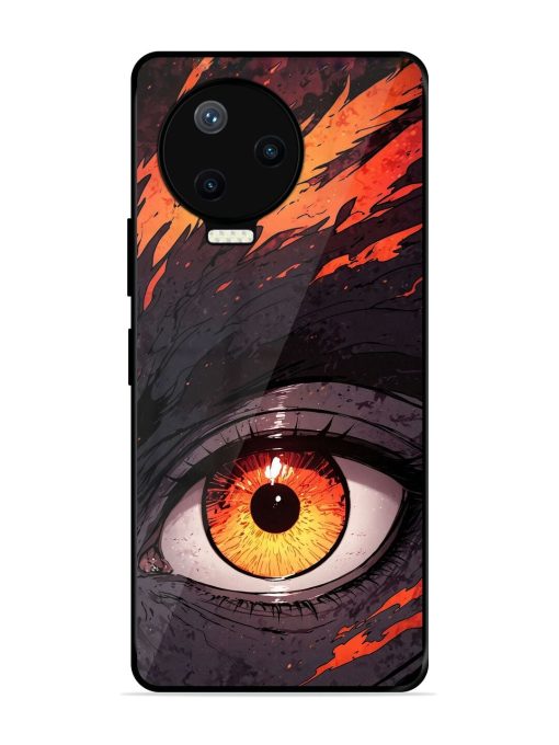 Inferno Gaze Glossy Soft Edge Case for Infinix Note 12 Pro (4G) Chachhi