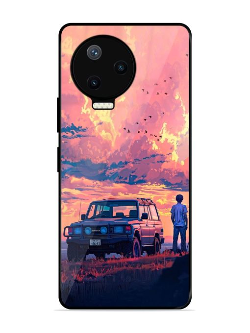 Solitude'S Horizon Glossy Soft Edge Case for Infinix Note 12 Pro (4G) Chachhi