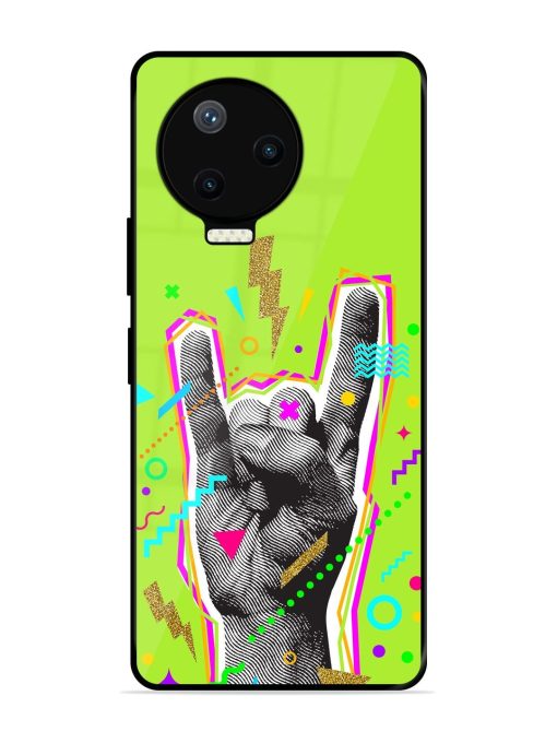 Neon Rock Glossy Soft Edge Case for Infinix Note 12 Pro (4G) Chachhi