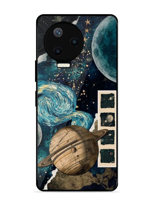 Celestial Tapestry Glossy Soft Edge Case for Infinix Note 12 Pro (4G) Chachhi