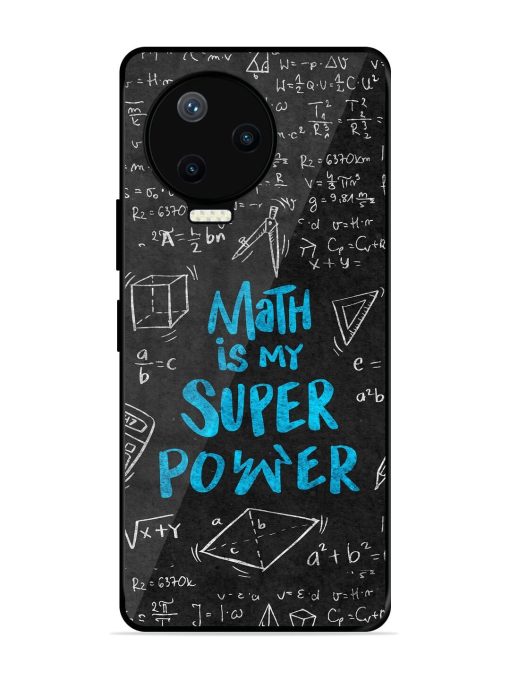 Math Magic Glossy Soft Edge Case for Infinix Note 12 Pro (4G) Chachhi