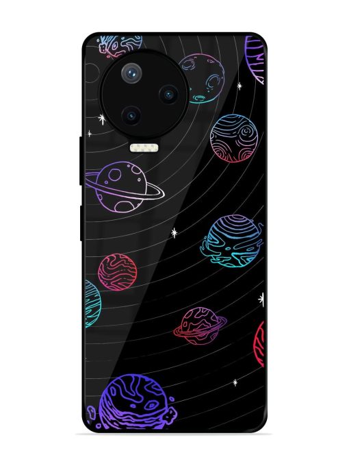 Cosmic Ballet Glossy Soft Edge Case for Infinix Note 12 Pro (4G) Chachhi