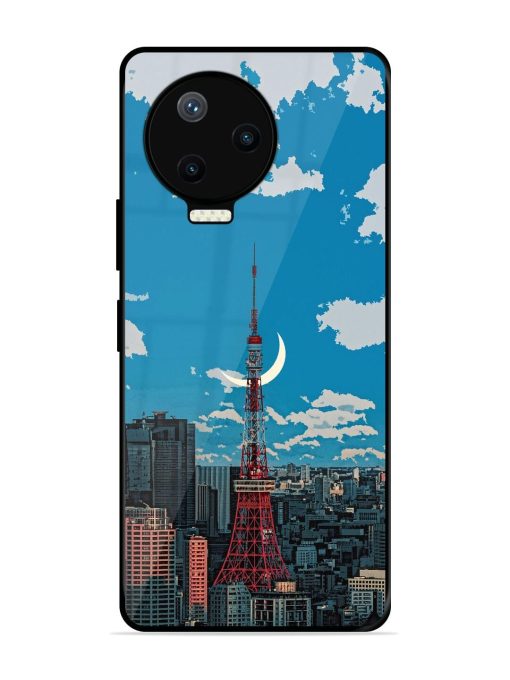 Tokyo Twilight Glossy Soft Edge Case for Infinix Note 12 Pro (4G) Chachhi