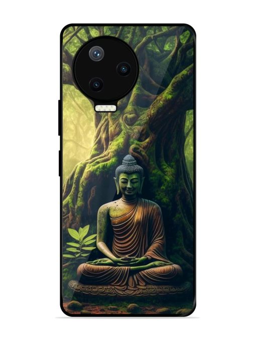 Green Buddha Art Glossy Soft Edge Case for Infinix Note 12 Pro (4G) Chachhi