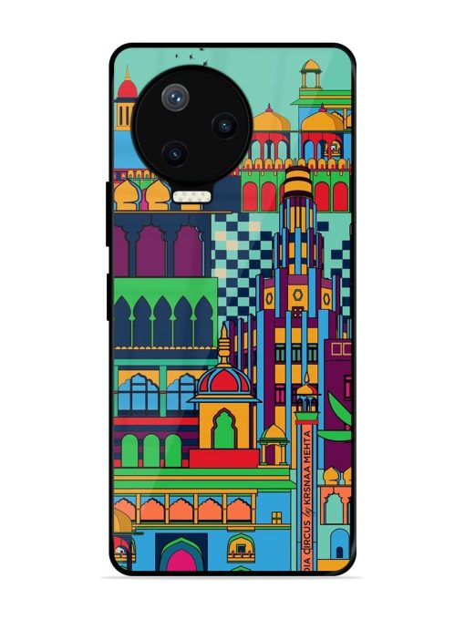 Indian Tapestry Glossy Soft Edge Case for Infinix Note 12 Pro (4G) Chachhi