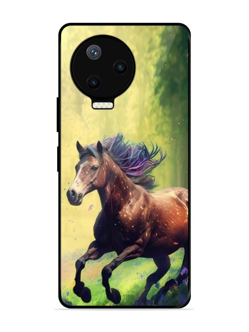 Enchanted Gallop Glossy Soft Edge Case for Infinix Note 12 Pro (4G) Chachhi