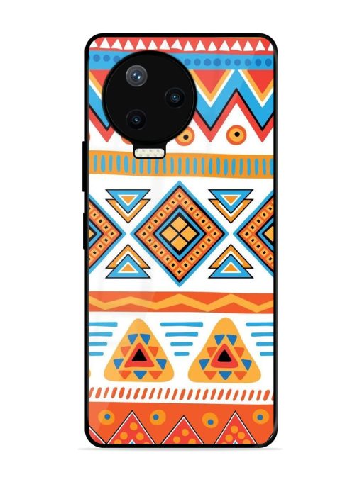 Vibrant Tribal Pattern Glossy Soft Edge Case for Infinix Note 12 Pro (4G) Chachhi