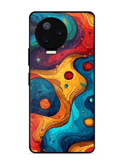 Cosmic Swirl Glossy Soft Edge Case for Infinix Note 12 Pro (4G) Chachhi