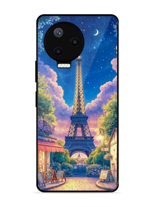 Twilight In Paris Glossy Soft Edge Case for Infinix Note 12 Pro (4G) Chachhi