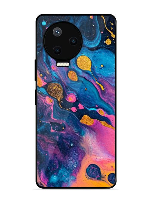 Cosmic Swirl Glossy Soft Edge Case for Infinix Note 12 Pro (4G) Chachhi