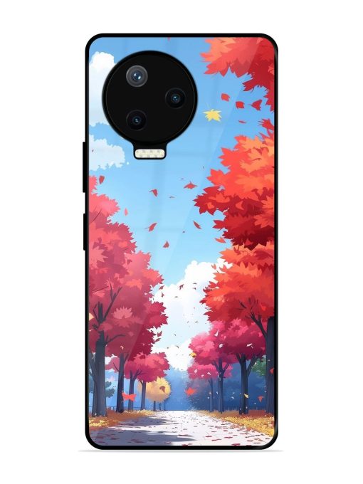 Autumn'S Embrace Glossy Soft Edge Case for Infinix Note 12 Pro (4G) Chachhi