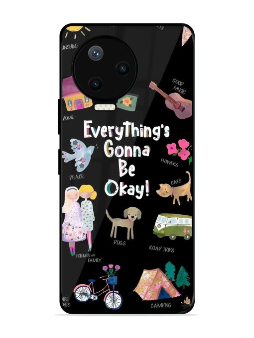 Everything'S Gonna Be Okay Glossy Soft Edge Case for Infinix Note 12 Pro (4G) Chachhi