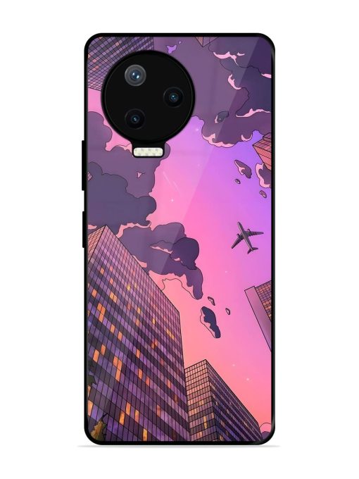 Urban Twilight Glossy Soft Edge Case for Infinix Note 12 Pro (4G) Chachhi