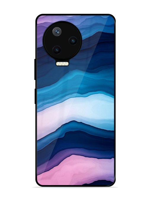 Oceanic Layers Glossy Soft Edge Case for Infinix Note 12 Pro (4G) Chachhi