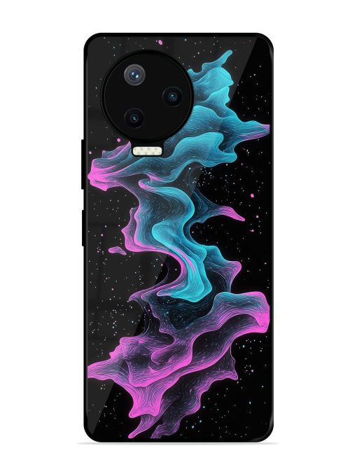 Cosmic Currents Glossy Soft Edge Case for Infinix Note 12 Pro (4G) Chachhi