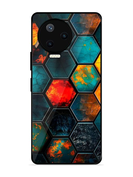 Hexagon Hive Glossy Soft Edge Case for Infinix Note 12 Pro (4G) Chachhi