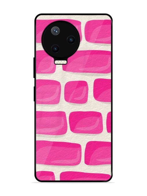 Pink Brick Wall Glossy Soft Edge Case for Infinix Note 12 Pro (4G)