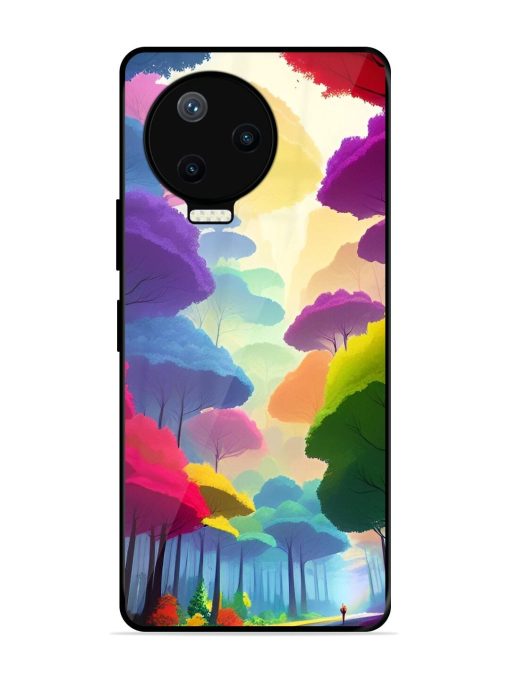 Rainbow Road Glossy Soft Edge Case for Infinix Note 12 Pro (4G) Chachhi