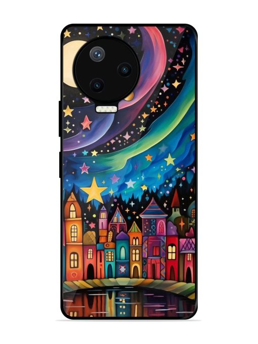 Starlit Village Glossy Soft Edge Case for Infinix Note 12 Pro (4G) Chachhi