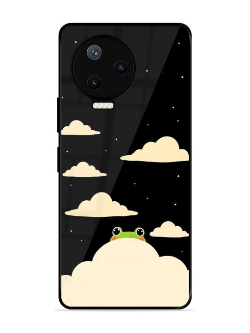 Froggy Night Sky Glossy Soft Edge Case for Infinix Note 12 Pro (4G) Chachhi