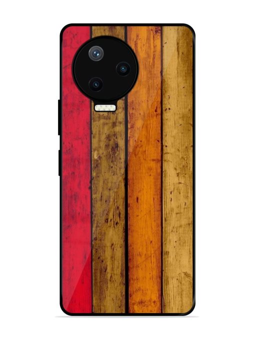 Colorful Woodgrain Glossy Soft Edge Case for Infinix Note 12 Pro (4G) Chachhi