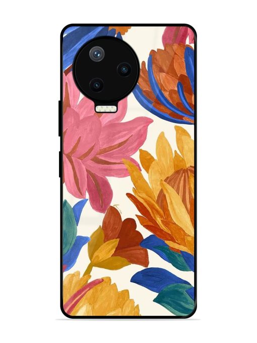 Blooming Tapestry Glossy Soft Edge Case for Infinix Note 12 Pro (4G) Chachhi