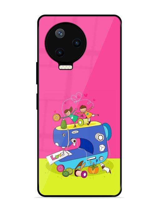 Sew Cute Glossy Soft Edge Case for Infinix Note 12 Pro (4G) Chachhi