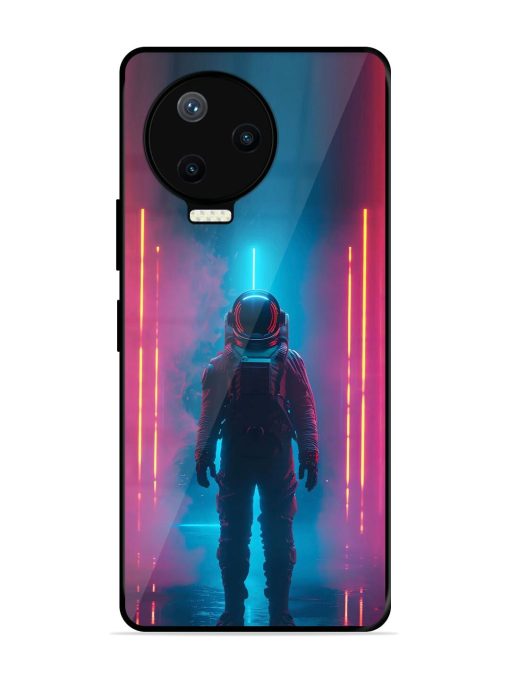 Neon Astronaut Glossy Soft Edge Case for Infinix Note 12 Pro (4G) Chachhi