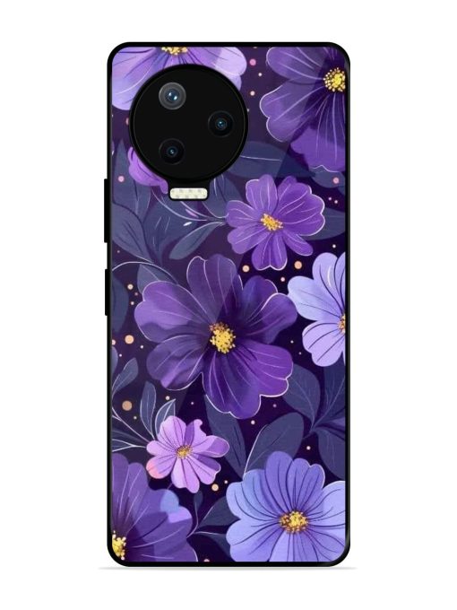 Purple Paradise Glossy Soft Edge Case for Infinix Note 12 Pro (4G) Chachhi