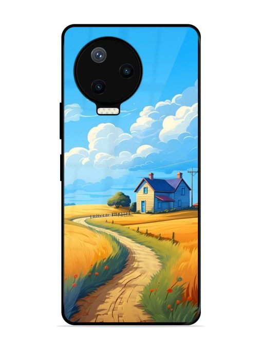 Countryside Cottage Glossy Soft Edge Case for Infinix Note 12 Pro (4G) Chachhi