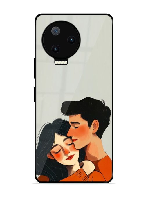 Craft Couples Glossy Soft Edge Case for Infinix Note 12 Pro (4G) Chachhi