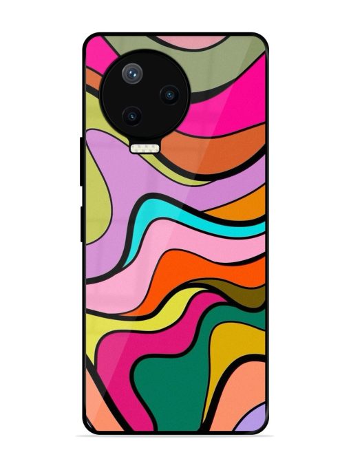 Wavy Wonder Glossy Soft Edge Case for Infinix Note 12 Pro (4G) Chachhi