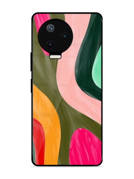 Wavy Wonderland Glossy Soft Edge Case for Infinix Note 12 Pro (4G) Chachhi