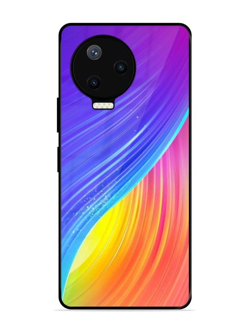 Neon Swirl Glossy Soft Edge Case for Infinix Note 12 Pro (4G) Chachhi