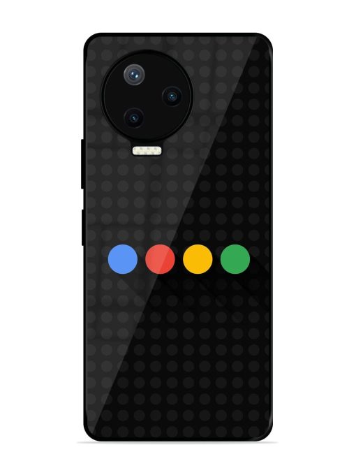 Google Dots Glossy Soft Edge Case for Infinix Note 12 Pro (4G) Chachhi