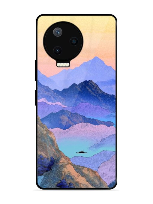 Mountain Mist Glossy Soft Edge Case for Infinix Note 12 Pro (4G) Chachhi