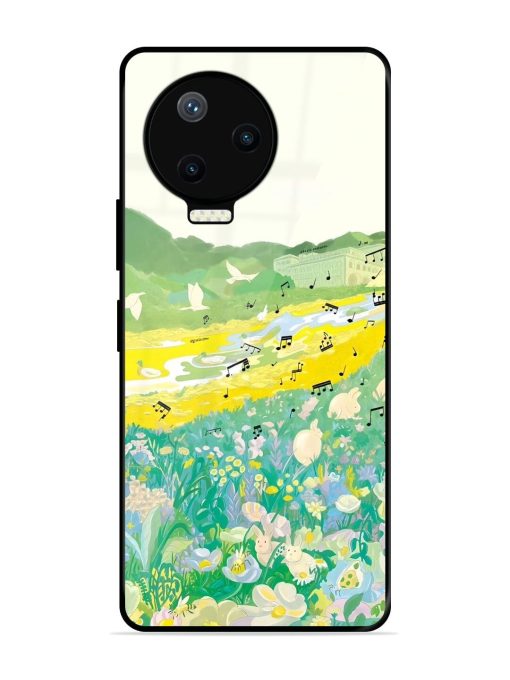 Melody In Bloom Glossy Soft Edge Case for Infinix Note 12 Pro (4G) Chachhi