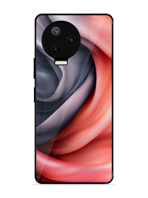 Swirling Silk Glossy Soft Edge Case for Infinix Note 12 Pro (4G) Chachhi