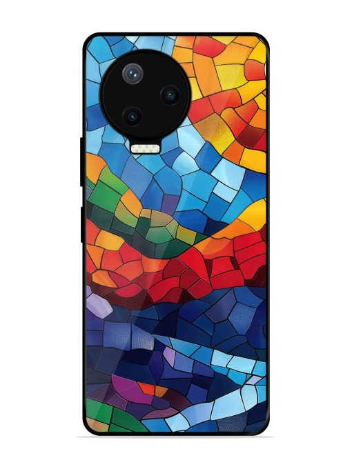 Mosaic Sunset Glossy Soft Edge Case for Infinix Note 12 Pro (4G) Chachhi