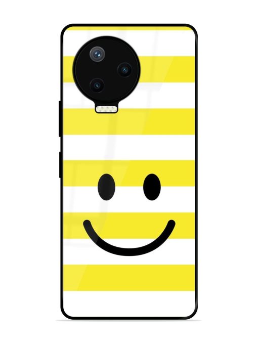 Smiling Stripes Glossy Soft Edge Case for Infinix Note 12 Pro (4G) Chachhi