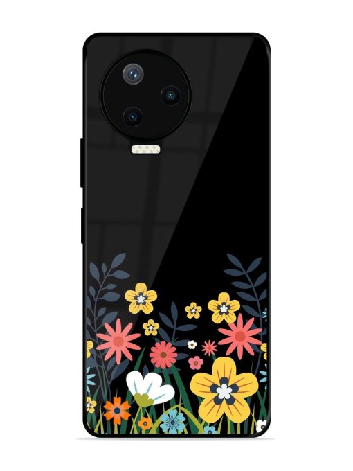 Floral Night Sky Glossy Soft Edge Case for Infinix Note 12 Pro (4G) Chachhi