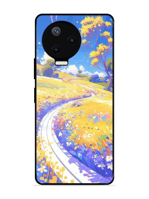 Vibrant Spring Meadow Glossy Soft Edge Case for Infinix Note 12 Pro (4G) Chachhi