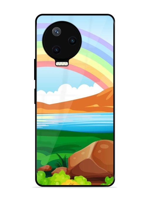 Rainbow Over The Lake Glossy Soft Edge Case for Infinix Note 12 Pro (4G) Chachhi