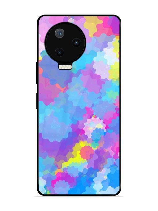 Psychedelic Cloud Burst Glossy Soft Edge Case for Infinix Note 12 Pro (4G) Chachhi